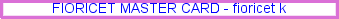 Fioricet master card